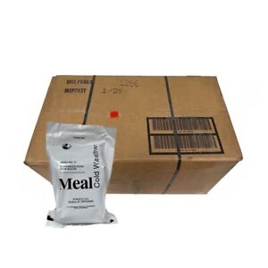 Cold Weather Military MRE Case - 12 Meals - JAN 2025 or later INSP Date