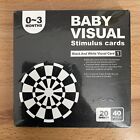 Visual Stimulation Card Toys For Baby High Contrast Flash Cards Baby Vision Card