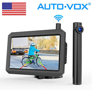 AUTO-VOX TW1 Wireless Backup Camera 5'' Monitor Rear View Systems Night Vision