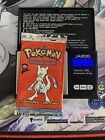 Pokemon Base Set 2 Vintage Factory Sealed Booster Pack! Mewtwo Red! 20.71g