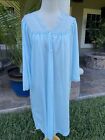 Vintage Texsheen Light Blue Nightgown Sz Sm