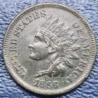 1866 Indian Head Cent 1c Better Grade XF+ Details #70817
