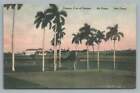 Havana Country Club GOLF 4th & 14th Hole Green~Hand Colored CUBA Golfing Antique