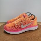 NIKE FREE RN DISTANCE Women's Athletic Sneakers Multicolor Size 8.5 Lace Up
