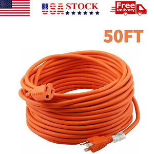 50 FT 16/3 Extension Cord Outdoor Extension Cord Heavy Duty Extension Cord USA