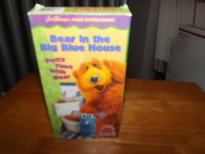 BEAR IN THE BIG BLUE HOUSE POTTY TIME WITH BEAR VHS USED IN ORIGINAL JACKET
