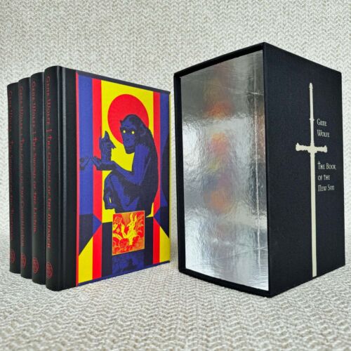 FOLIO SOCIETY~ Book of the New Sun ~ 4 Vol Limited Edition ~SIGNED BY GENE WOLFE