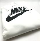 *NEW* Men's NIKE NSW CLUB FLEECE GRAPHIC PULLOVER HOODIE WHITE  (BV2973 100)