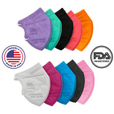 5 Pack! 5 Layer Protection KN95 M95c KIDS Face Mask MADE IN USA Filtration 99%