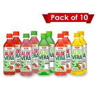 Farmer's Aloe Vera Drink Flavored Variety 10 Pack - with Pure Aloe Pulp