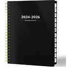 2024-2026 Monthly Planner Calendar 2 Year Appointment Organizer Book 8.5