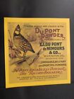 1890s Du Pont Gun Powder  Advertising Restored Reprint