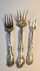 Lot of 3 Silverplate Serving Forks International Silver Co & Roger's & Hamilton