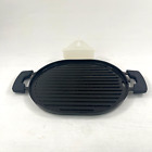 Precision NuWave Large 12 Inch Cast Iron Grill P6 With Oil Drip Tray