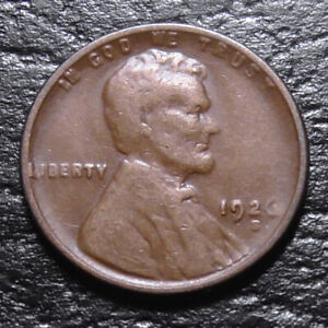 1926-S Lincoln Cent Scarcer Date, VG+