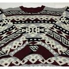 Vintage Expressions International Sweater Men L Knit Multicolor Geometric