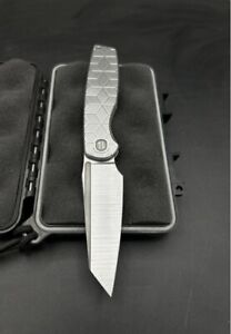 Brown Knives- Cortex XL-#133-Titanium-Magnacut Blade-Milling Style #3