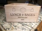 CH. LYNCH BAGES 2020 PAUILLAC REGION WOOD WINE CRATE 12 BOTTLE 19 3/4