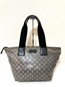 GUCCI GG pattern crystal tote bag from Japan