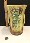 New ListingMcCoy Wheat Vase Yellow, Brown, Green - 8.5