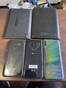 Lot Of 3 Android Phones  And 2 Table ONLY FOR PART