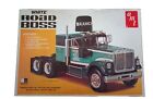 AMT White Road Boss Semi - 1986 Model T542 NEW OPEN BOX Missing Decals