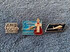 CCCP Aeroflot/ Soviet Russian Airlines Vintage Lapel Pins