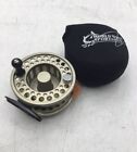 World Wide Sportsman Gold Cup III Silver Fly Reel With Case For Fishing