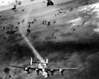 Consolidated B-24 Liberator Bomber flying through flak 8x10 WWII WW2 Photo 790a