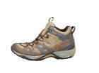 Merrell Pantheon Mid Waterproof Brown Leather Mesh Vibram Sole Hiking Boots 11.5