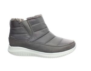 Skechers Womens Shawty Gray Snow Boots Size 9 (1787268)