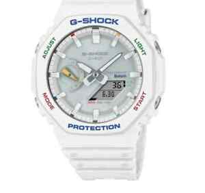 New Casio G-Shock Analog-Digital Tough Solar White Men's Watch GAB2100FC-7