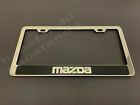 1xMAZDAstyle STAINLESS STEEL LICENSE PLATE FRAME HOLDER w/(Carbon Fiber Style) (For: More than one vehicle)