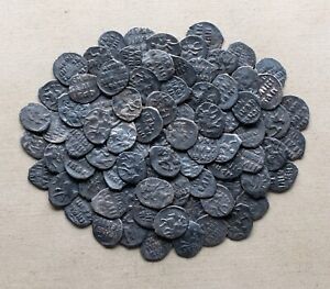 IVAN IV 1547-1584 LOT 81 COINS Silver Kopek SCALES Russian Coin