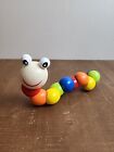 Montessori Baby Toddler Kids Fidget Toy ~Colorful Wooden Caterpillar Educational