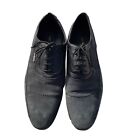 Zilli Shoes Men Leather Suede Black Size 43 Sneakers Significantly Worn