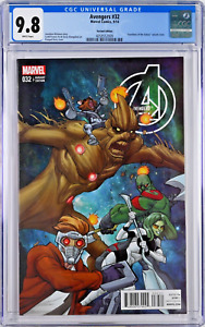Avengers #32 CGC 9.8 (Sep 2014, Marvel) Pasqual Ferry Guardians Galaxy Variant