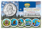2015 Colorized National Parks America the Beautiful Coins *Set of all 5 Quarters