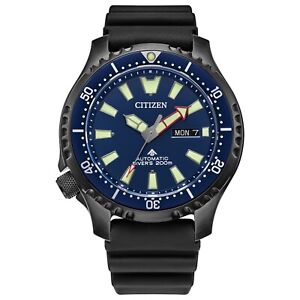 Citizen Promaster Automatic Men's Black Stainless Steel Watch 44MM NY0158-09L