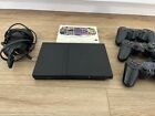 New ListingSony PlayStation 2 PS2 Slim - Black - SCPH-90001 Console W/ 3 Controllers!