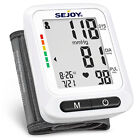 SEJOY Automatic Arm Blood Pressure Monitor Digital Blue Cuff Pulse Heart Machine