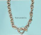 Tiffany & Co Sterling Silver 925 Heart and Arrow Toggle Necklace - vintage