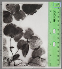 Leaf leaves clear stamp stamping texture card making clay