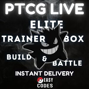 Elite Trainer Box Build & Battle Codes Booster Pokemon TCG Live Instant delivery