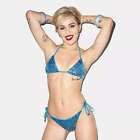 Miley Cyrus In Bikini Blue 8x10 Picture Celebrity Print