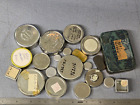 Assorted Watch Parts Metal Storage Tin Lot #5 Stash Boxes Watchmaker Bench Tool