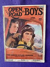 New ListingThe Open Road for Boys April 1937
