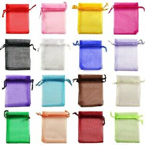 Organza Bag Gift Bags Wedding Party Favour Candy Jewellery  Drawstring Pouch