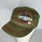Fort Worden Washington Army Style Cap Green Adjustable Hat