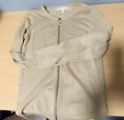 Michael Kors Womens Sweater Cardigan Full Zip Brown Long Sleeve Size Small